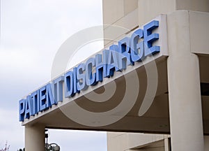 Patient Discharge at a Hospital photo