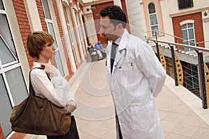 Patient, doctor conversation