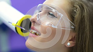 Patient Getting Dental X-Ray