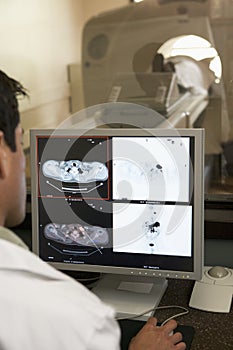 Patient Having A CAT Scan