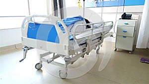 Patient in Hospital bed