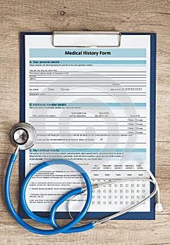 Patient medical history