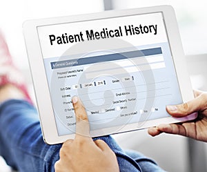 Patient Medical History Form Concept