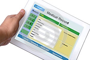 Patient medical record.