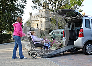 patient mobility transport for disabled