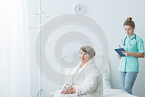 Patient after operation