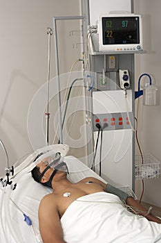 Patient receives anaesthetic