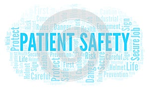 Patient Safety word cloud.