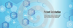 Patient Satisfaction Icon Set & Web Header Banner