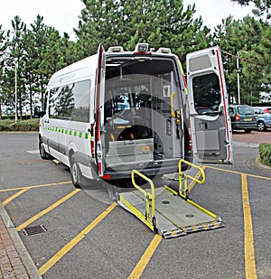 Patient transport taxi photo