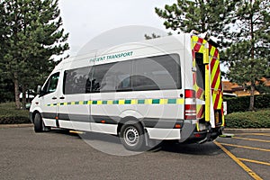 Patient transport vehicle photo