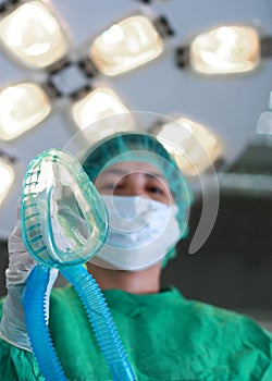 Patients view of an anesthesiologist photo