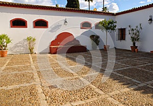 Patio Andalusian cortijo photo