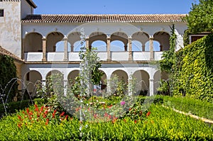 Patio de la Acequia La Alhambra, Granada, Spain