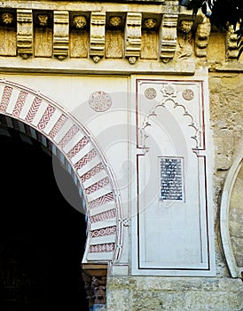 Patio de los Naranjos of Cathedral Mosque, Mezquita de Cordoba. photo