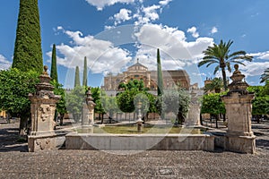 Patio de los Naranjos Courtyard and Santa Maria Fountain at Mosque-Cathedral of Cordoba - Cordoba, Spain photo