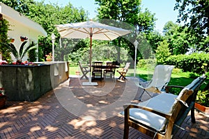 Patio garden furniture