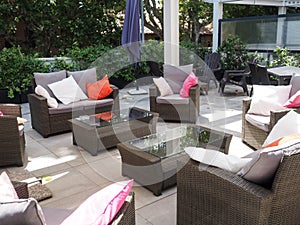 Patio garden furniture in Rome