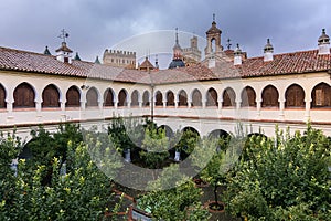 The Patio of the Hotel Nacional Guadalpe is a building of the XIV and XV century, it became a