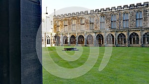 Patio inside an English Castle