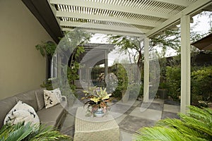 Patio In Modern House