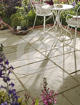 Patio slabs