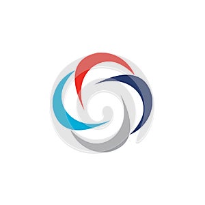 Patnership logo icon vector design illustration
