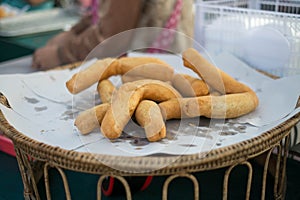 Patongko, deep-fried dough stick