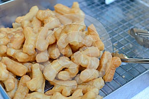 Patongko deep fried dough stick breakfast