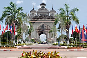 Patouxai in Vientiane
