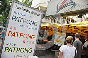 Patpong Road in Bangkok