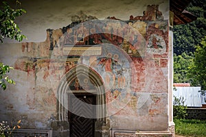 Patrauti Monastery - fresco detail