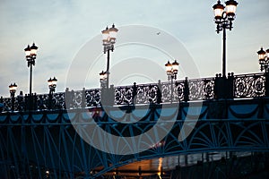 Patriarchal bridge in Moscow