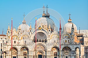 Patriarchal Cathedral Basilica of Saint Mark Basilica Cattedrale Patriarcale di San Marco, Venice, Italy photo