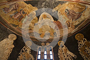 The patriarchs and bishops of the apse wall