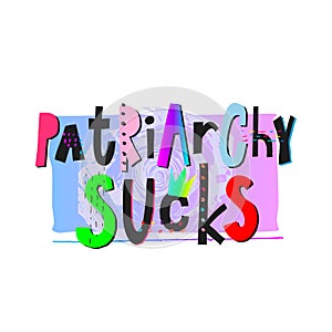 Patriarchy sucks shirt quote feminist lettering photo