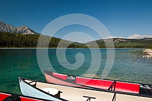 Patricia Lake at Jasper, Alberta, Canada