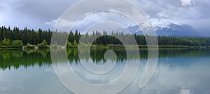 Patricia lake in Jasper National Park.