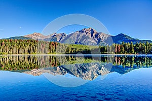 Patricia Lake at Jasper National Park in Alberta, Canada