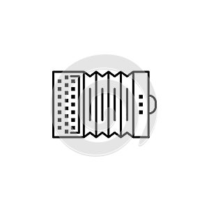 Patrick day, accordion, instrument, music, musical, sound icon. Element of Patrick day for mobile concept and web apps