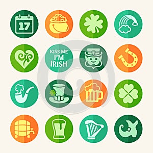 Patrick's Day web icon set