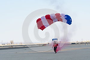 Patriot Parachute Team on display