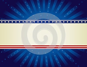 Patriotic border background photo