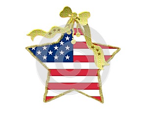 Patriotic Christmas decoration