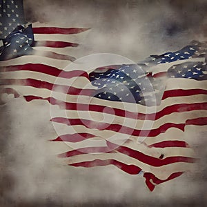 Patriotic cinematic abstract backgrounds Memorial Day Independence day seq 14 of 151