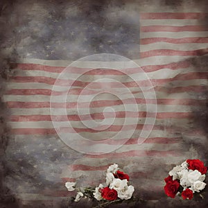 Patriotic cinematic abstract backgrounds Memorial Day Independence day seq 70 of 151