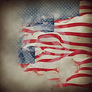 Patriotic cinematic abstract backgrounds Memorial Day Independence day seq 80 of 151