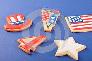 Patriotic cookies for 4th of July