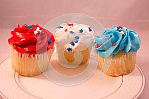 Patriotic cupcakes