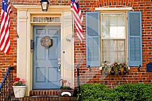 Patriotic doorway